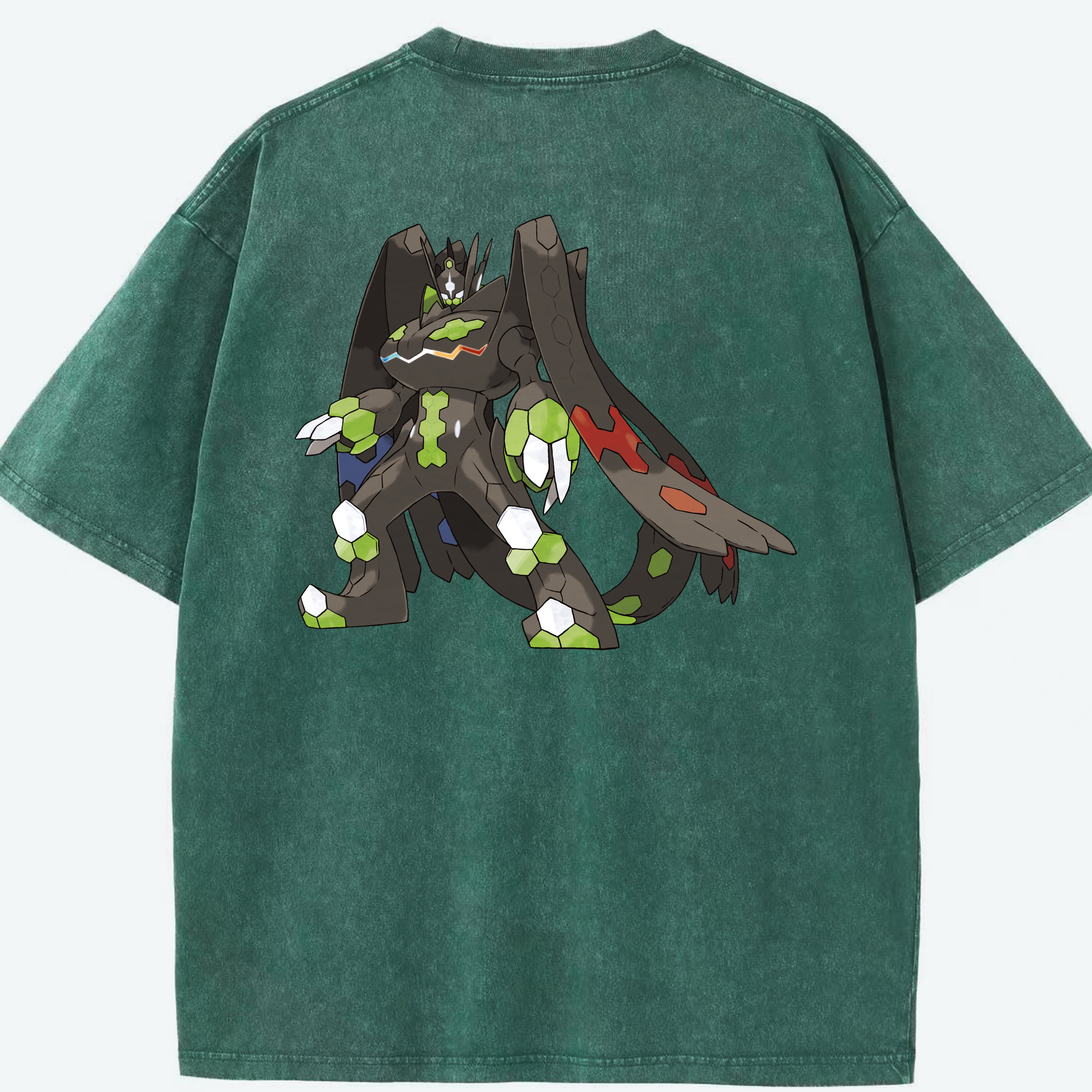 （画像用） ポケットモンスター Pokémon 綿100% ヴィンテージ風 半袖Tシャツ（背面プリント）